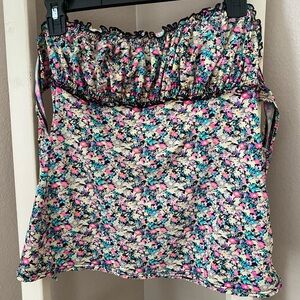 Hobie Strapless Tankini Top in Large